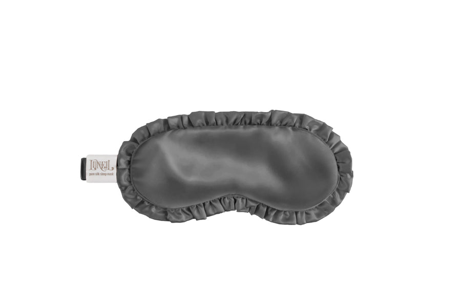 100% 1st Grade Mulberry Silk Eye Mask with Lace